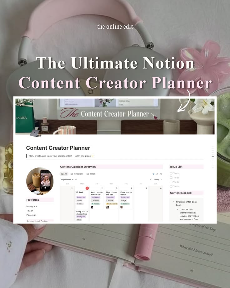 The Content Creator Planner