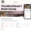 The Mind Edit | Brain Dump