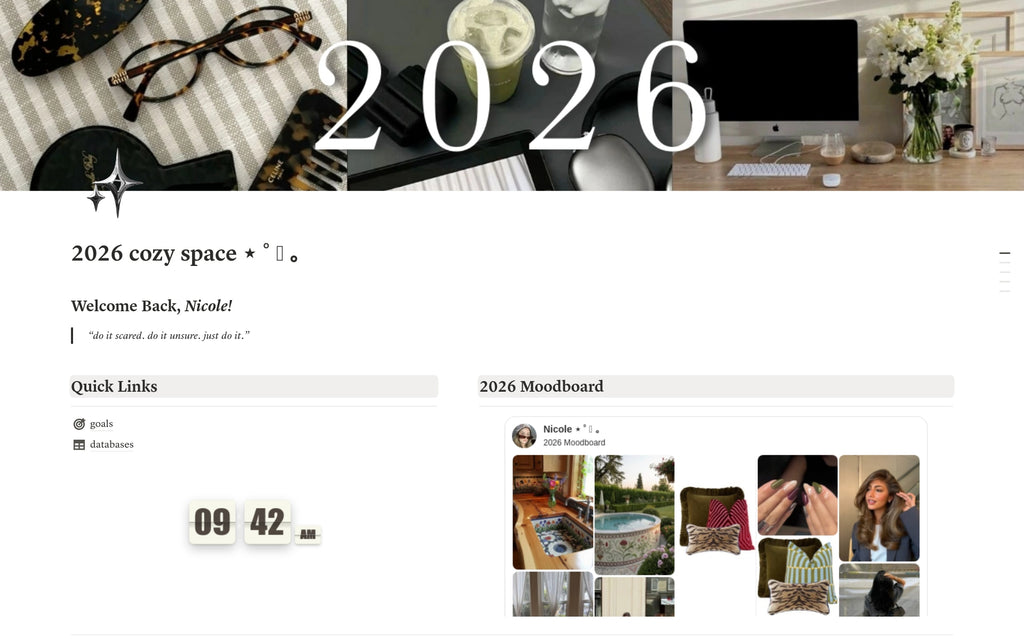 Free 2026 Aesthetic Monthly Planner